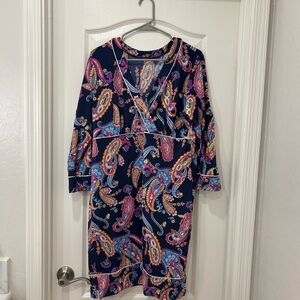 Lands' End Paisley Swim Coverup - Multicolor